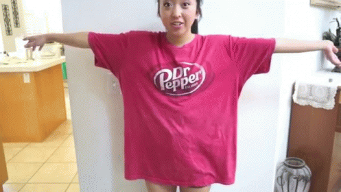 Diy Large Shirt Into Cute Peplum Top GIF - Dr Pepper Recycle Reuse GIFs