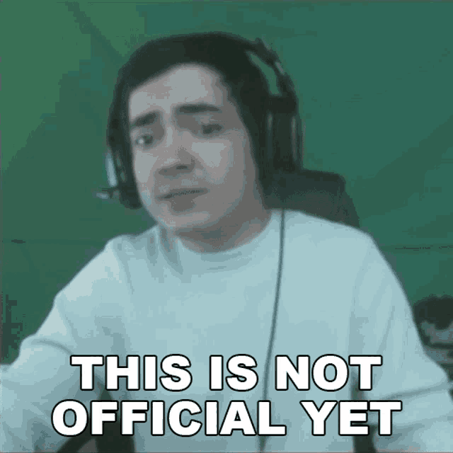This Is Not Official Yet Jacob Arce GIF - This Is Not Official Yet Jacob Arce Jacob Mvpr GIFs