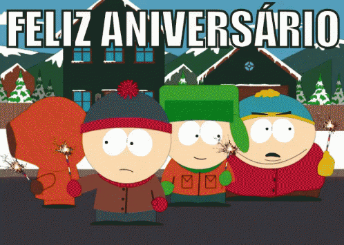 Southpark Felizaniversário Parabéns GIF - South Park Happy Birthday Congratulations GIFs