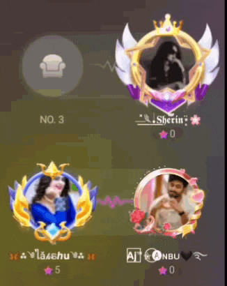a screenshot of a video game shows a woman and a man