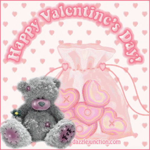 Tatty Teddy Happy V Day Heart GIF - Tatty Teddy Happy V Day Heart Valentines GIFs