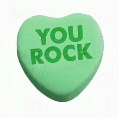 You Rock Heart GIF - You Rock Heart Candy GIFs
