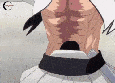 a close up of a person 's torso with a belt around it .