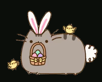 Easter Bunny GIF - Pusheen Easter Basket GIFs