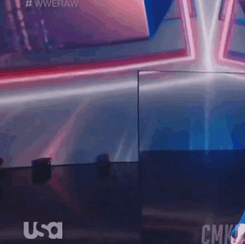 a tv screen with the word usa on the bottom right