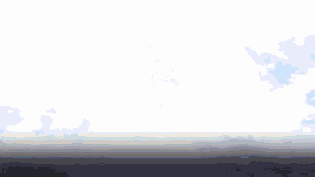 the sun is shining through the clouds in this animated background