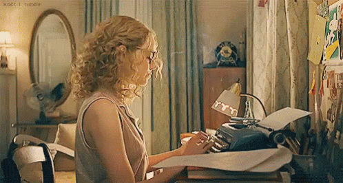 Trying To Study GIF - Emma Stone Type Typing GIFs
