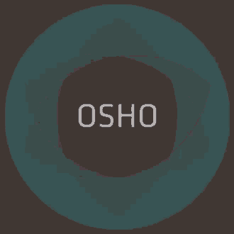 a circle with the word osho in the middle