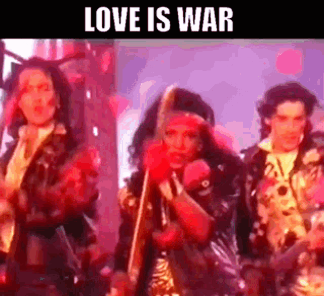 Love Is War Brilliant GIF - Love Is War Brilliant 80s Music GIFs