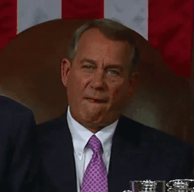 When You See Your Crush GIF - Johnboehner Licking Lips GIFs