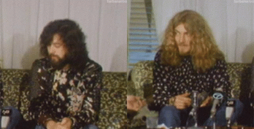 Led Zeppelin Twinning GIF - Led Zeppelin Twinning Hair Toss GIFs