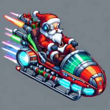 Santa Christmas GIF - Santa Christmas Futuristic GIFs