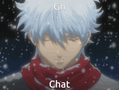a picture of a person with a scarf around their neck that says chat on it