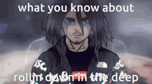 Eren Jaeger Drip Eren GIF - Eren Jaeger Drip Eren What You Know About Rolling Down In The Deep GIFs