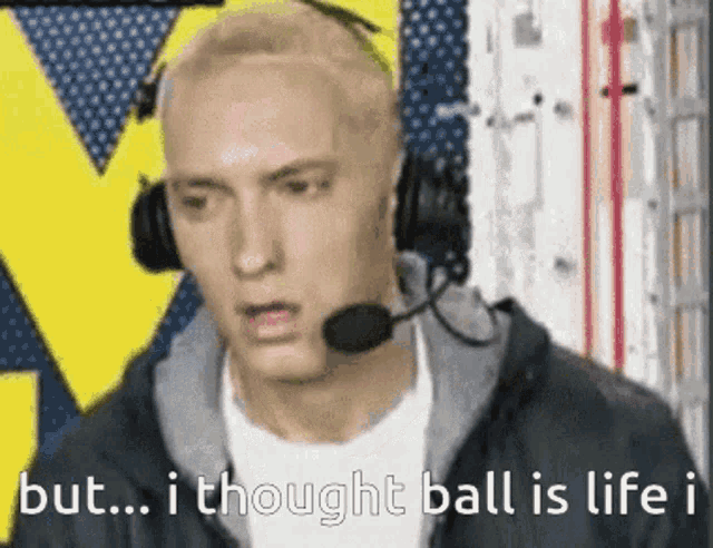 Eminem Ball GIF - Eminem Ball Ball Is Life GIFs