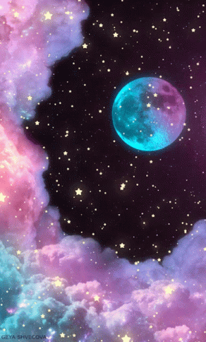 Stars Moon GIF - Stars Moon Sparkle GIFs