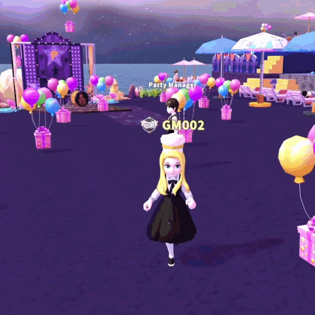 gm002 is the party manager in this game