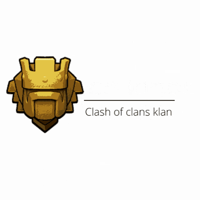 a logo for the czech kings cz clash of clans klan