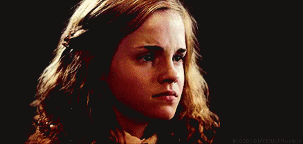 Not Ready GIF - Not Ready Hermione Harry Potter GIFs