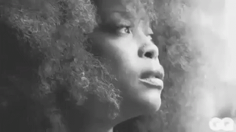 Afro Woman GIF - Afro Woman Black Woman GIFs