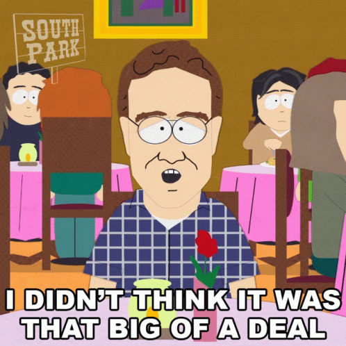 I Didnt Think It Was That Big Of A Deal Jared Fogle GIF - I Didnt Think It Was That Big Of A Deal Jared Fogle South Park GIFs