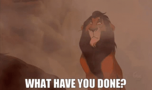The Lion King Scar GIF - The Lion King Scar What Have You Done GIFs