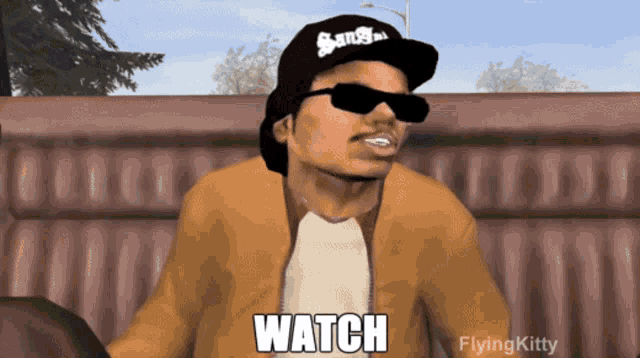 a man wearing sunglasses and a hat that says san diego on it