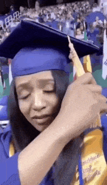 Girl Graduation GIF - Girl Graduation Holding Tassel Flip GIFs