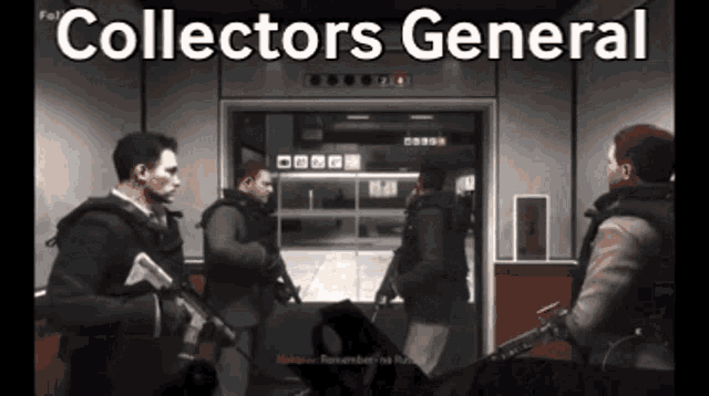a video game called collectors general shows a group of soldiers