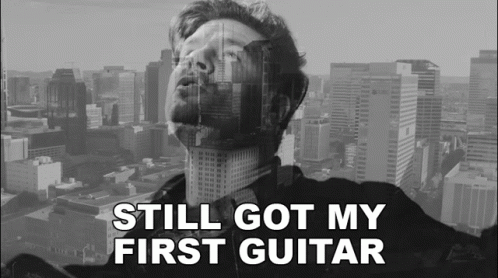 Still Got My First Guitar Steven Lee Olsen GIF - Still Got My First Guitar Steven Lee Olsen Nashville Or Nothing GIFs