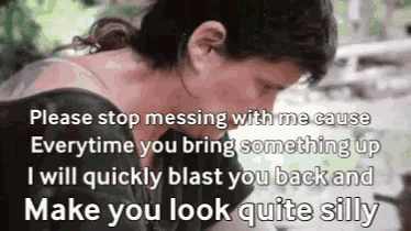 Survivor Please Stop Mesiing With Me Cause Everytmi You Bring Something Up GIF - Survivor Please Stop Mesiing With Me Cause Everytmi You Bring Something Up GIFs