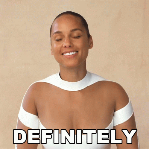 Definitely Alicia Keys GIF - Definitely Alicia Keys Bustle GIFs