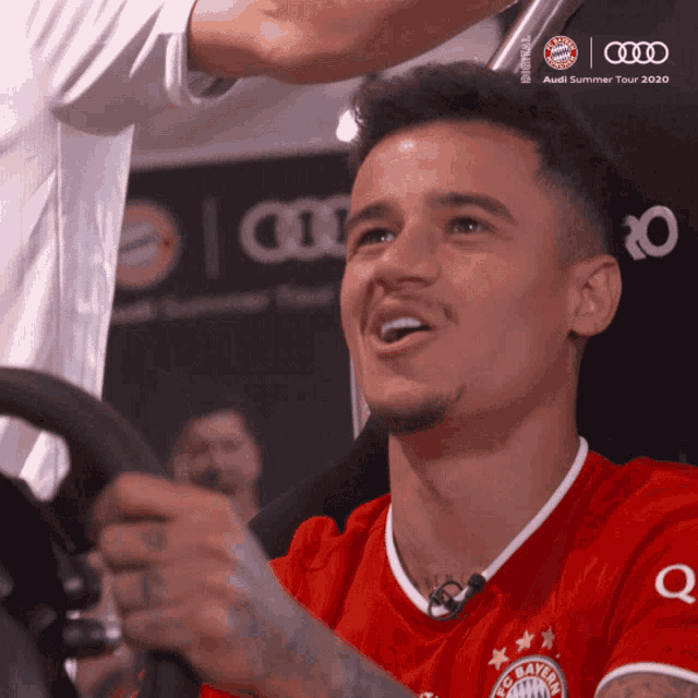 Driving Happy GIF - Driving Happy Coutinho GIFs