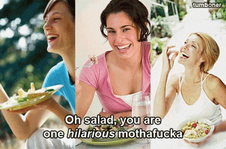 Hilarious Salad GIF - Hilarious Salad Saladsmile GIFs