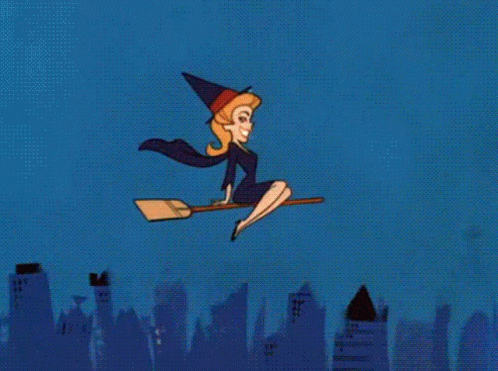Fly Witch GIF - Fly Witch Smile GIFs