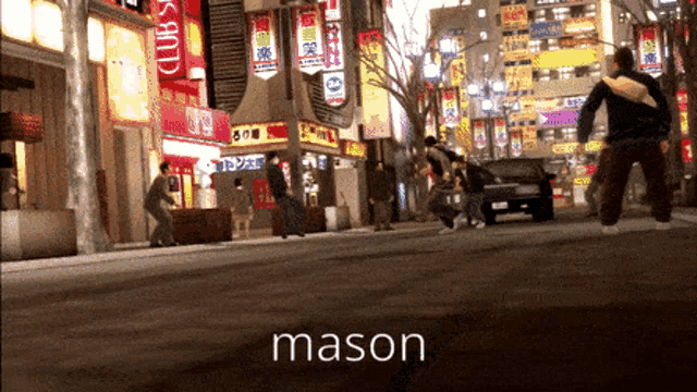 mason is the name of the person in the video
