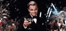Good Deal Cheers GIF - Good Deal Cheers Leonardo Docaprio GIFs