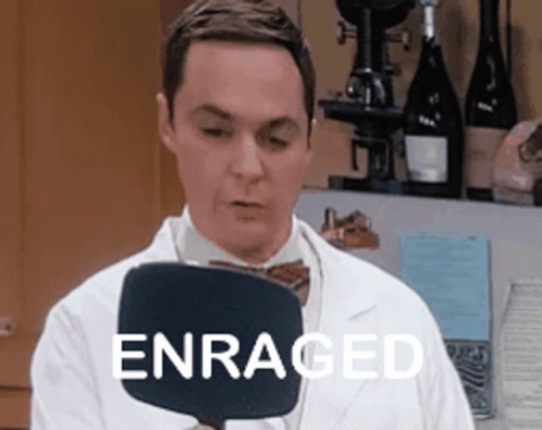 Enraged Sheldon Cooper GIF - Enraged Sheldon Cooper Angry GIFs