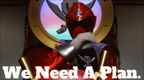 Power Rangers Red Ranger GIF - Power Rangers Red Ranger We Need A Plan GIFs