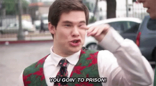 You Goin' To Prison GIF - Prison Yougointoprison Yougoingtoprison GIFs
