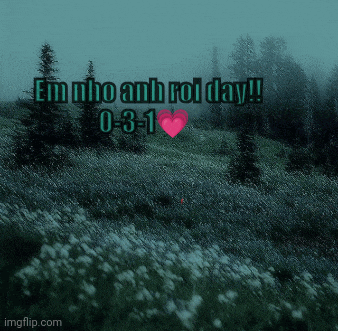 a picture of a field with the words " em nho anh roi day "