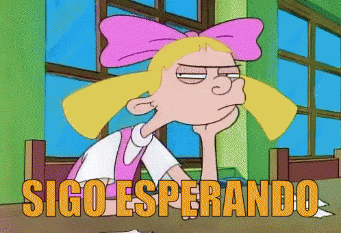 Helga Impaciente GIF - Hey Arnold Te Estoy Esperando Helga GIFs