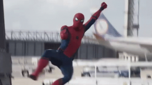 Captain America Spiderman GIF - Captain America Spiderman Kick GIFs