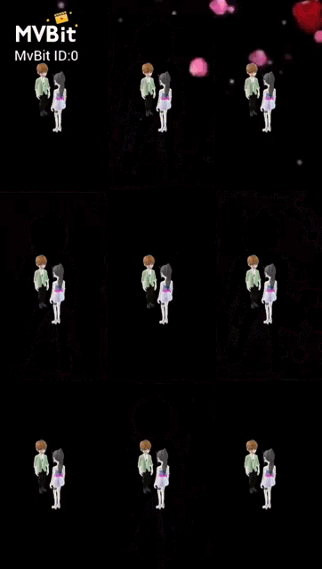a mvbit id is displayed on a screen