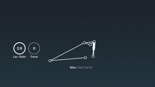 a diagram of a trek fuel ex bicycle