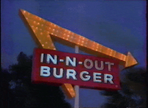 In N Out Fast Food GIF - In N Out Fast Food 80s GIFs