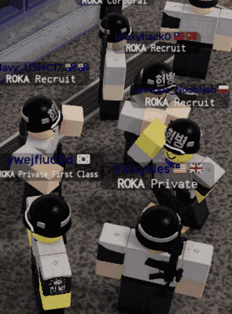 a group of people are playing a game called roka