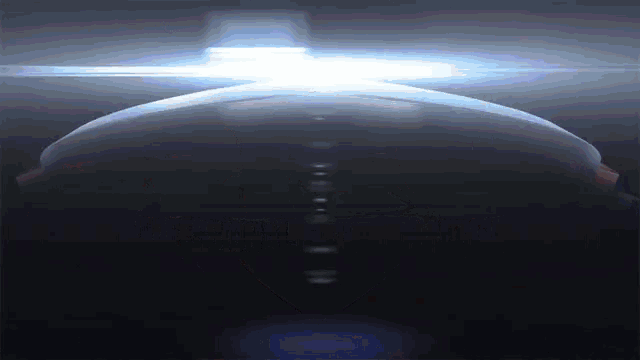 a close up of a sphere with a light shining on it