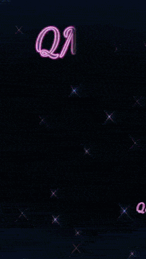 a red and blue background with the word qml on the top