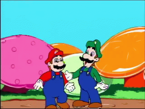 Super Mario And Luigi Chat GIF - Super Mario And Luigi Mario And Luigi Mario GIFs